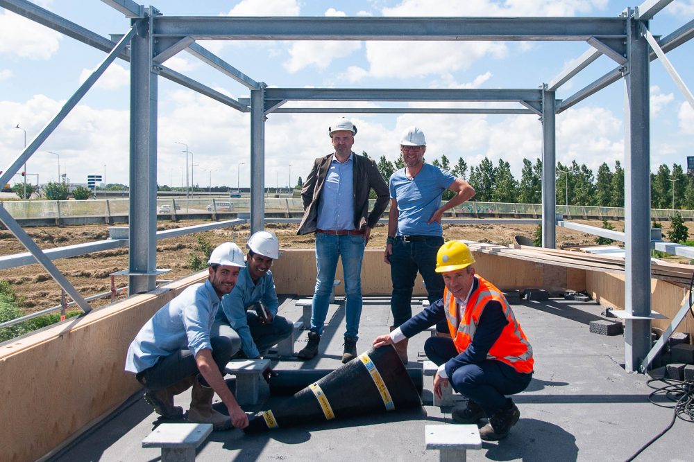 Circulaire dakbedekking op nieuwbouw