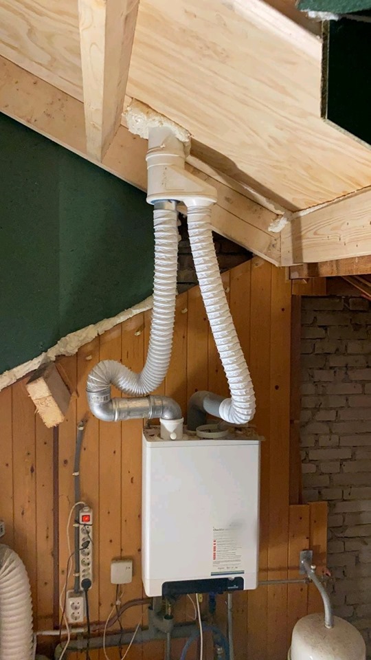 Flexibele condensdroger/rookgasafvoer