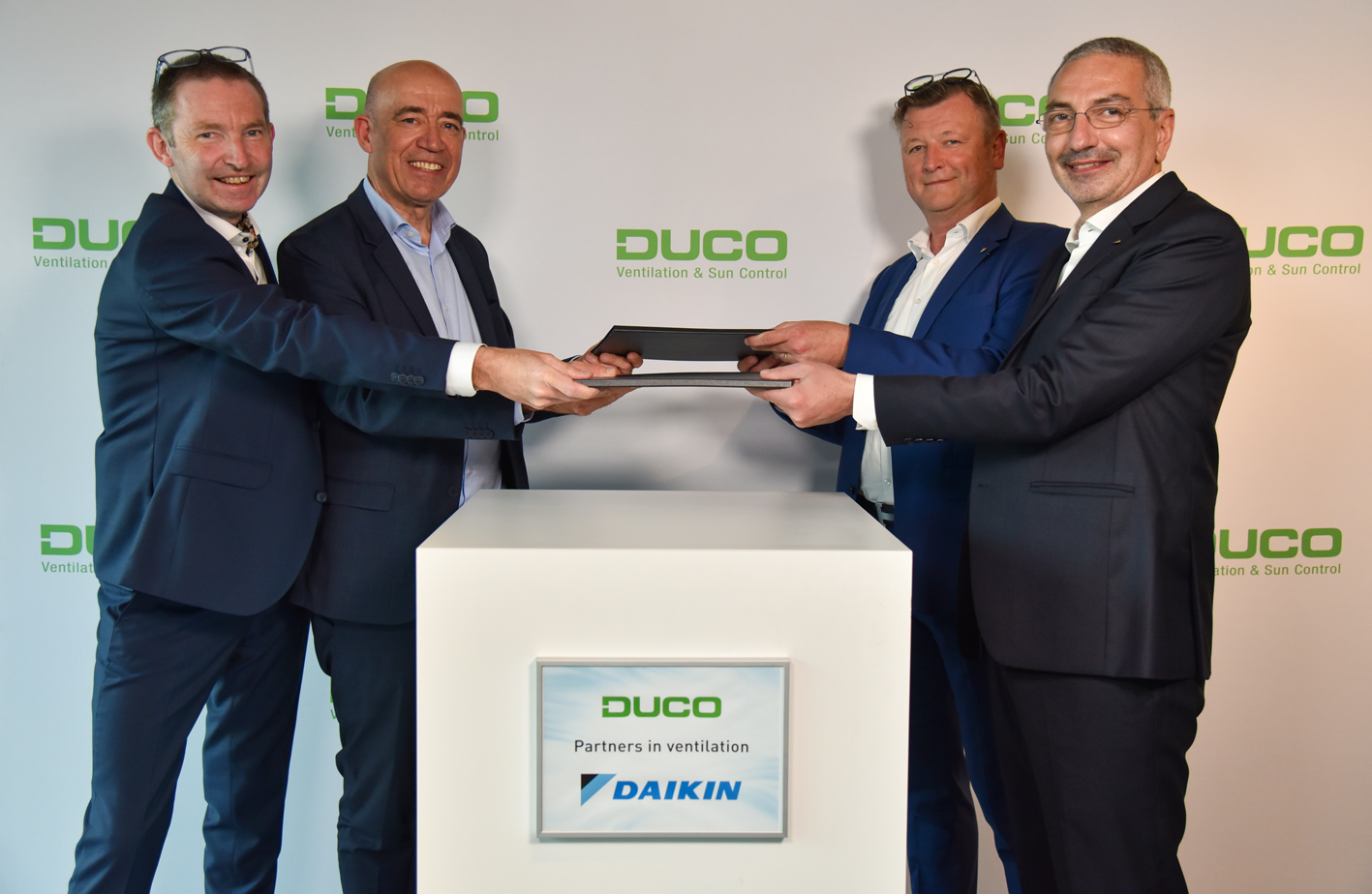 Daikin en Duco gaan partnership aan