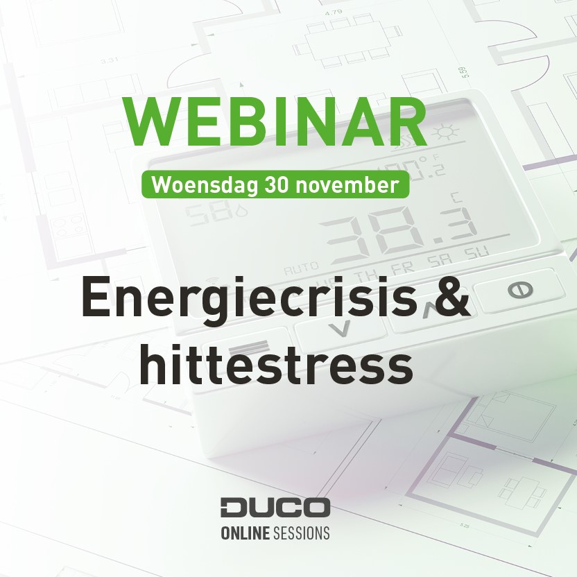 Energiecrisis en hittestress centraal tijdens webinar