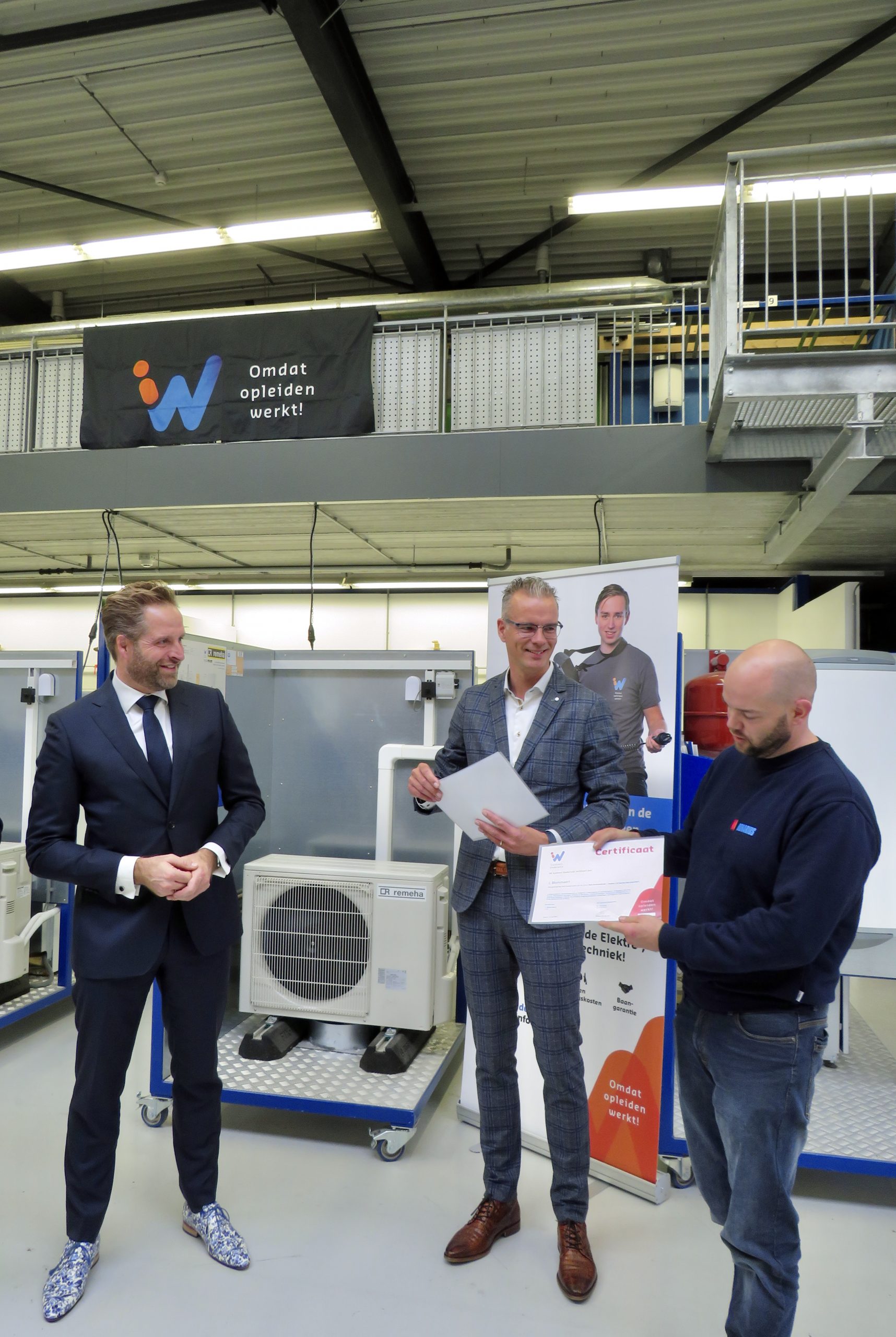 Eerste deelcertificaten voor warmtepompmonteurs