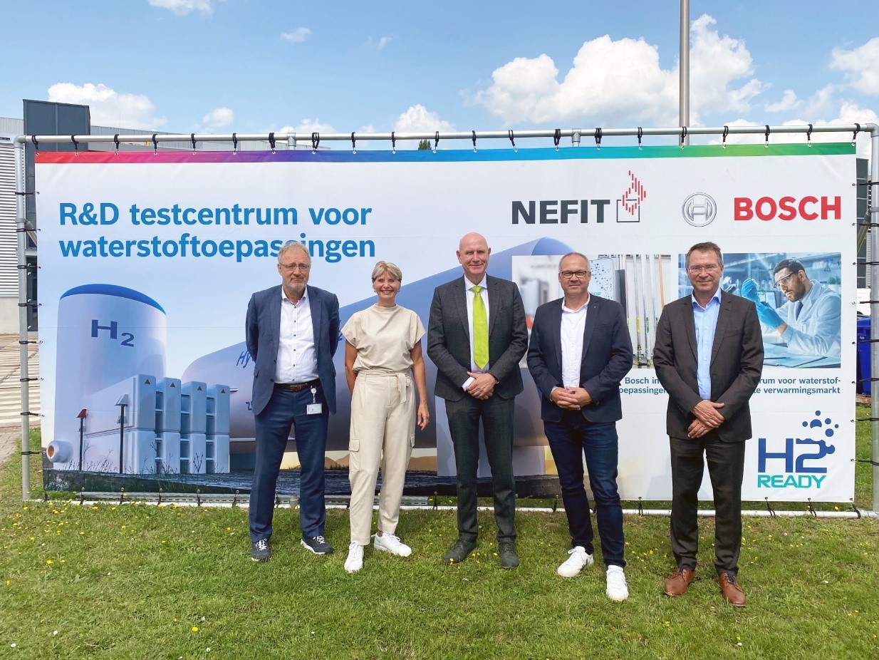 Testcentrum voor verwarming op waterstof